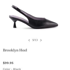 Anthropologie Black Brooklyn Heel